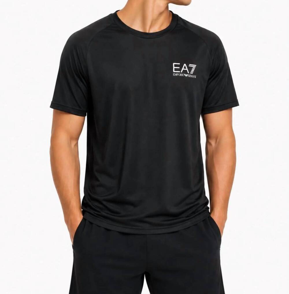 NEW EMPORIO ARMANI ea7 day and night t-shirt in black